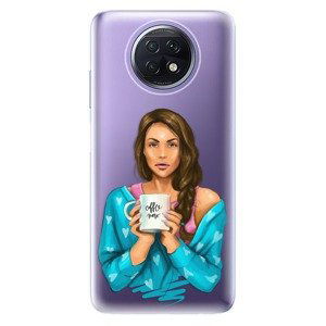 Odolné silikonové pouzdro iSaprio - Coffe Now - Brunette - Xiaomi Redmi Note 9T