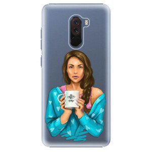 Plastové pouzdro iSaprio - Coffe Now - Brunette - Xiaomi Pocophone F1