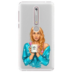Plastové pouzdro iSaprio - Coffe Now - Redhead - Nokia 6.1