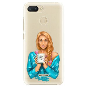 Plastové pouzdro iSaprio - Coffe Now - Redhead - Xiaomi Redmi 6