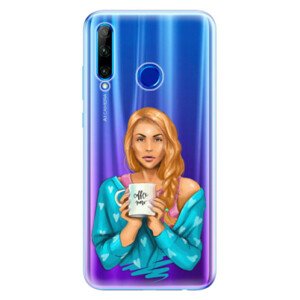 Odolné silikonové pouzdro iSaprio - Coffe Now - Redhead - Huawei Honor 20 Lite