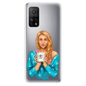 Odolné silikonové pouzdro iSaprio - Coffe Now - Redhead - Xiaomi Mi 10T / Mi 10T Pro