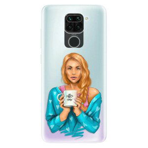 Odolné silikonové pouzdro iSaprio - Coffe Now - Redhead - Xiaomi Redmi Note 9