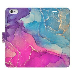 Flipové pouzdro iSaprio - Colour Marble 02 - iPhone 6/6S