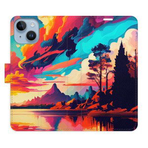 Flipové pouzdro iSaprio - Colorful Mountains 02 - iPhone 14