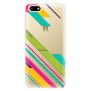 Odolné silikonové pouzdro iSaprio - Color Stripes 03 - Huawei Y5 2018