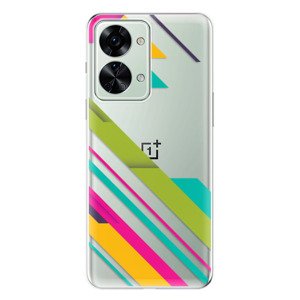 Odolné silikonové pouzdro iSaprio - Color Stripes 03 - OnePlus Nord 2T 5G