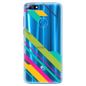 Plastové pouzdro iSaprio - Color Stripes 03 - Huawei Y7 Prime 2018