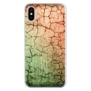 Silikonové pouzdro iSaprio - Cracked Wall 01 - iPhone X