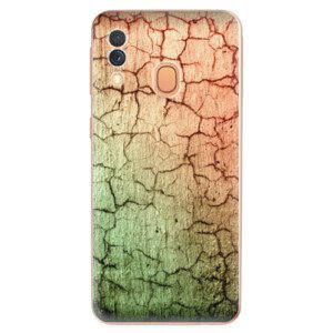 Odolné silikonové pouzdro iSaprio - Cracked Wall 01 - Samsung Galaxy A40