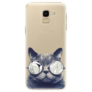 Plastové pouzdro iSaprio - Crazy Cat 01 - Samsung Galaxy J6