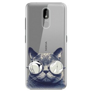 Plastové pouzdro iSaprio - Crazy Cat 01 - Nokia 3.2