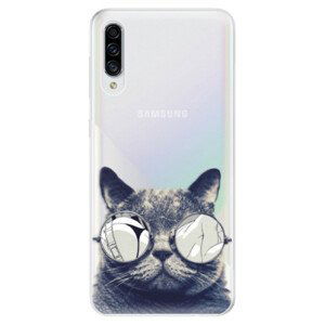 Odolné silikonové pouzdro iSaprio - Crazy Cat 01 - Samsung Galaxy A30s