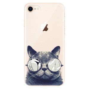 Odolné silikonové pouzdro iSaprio - Crazy Cat 01 - iPhone 8