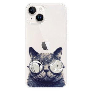 Odolné silikonové pouzdro iSaprio - Crazy Cat 01 - iPhone 15