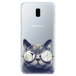 Odolné silikonové pouzdro iSaprio - Crazy Cat 01 - Samsung Galaxy J6+
