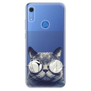 Odolné silikonové pouzdro iSaprio - Crazy Cat 01 - Huawei Y6s