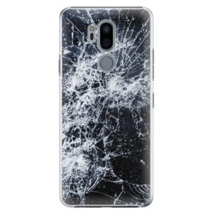 Plastové pouzdro iSaprio - Cracked - LG G7