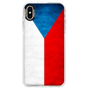 Silikonové pouzdro Bumper iSaprio - Czech Flag - iPhone XS Max