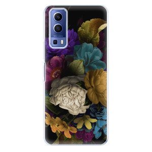 Odolné silikonové pouzdro iSaprio - Dark Flowers - Vivo Y52 5G