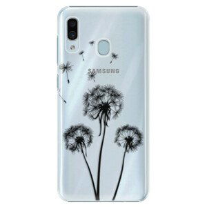 Plastové pouzdro iSaprio - Three Dandelions - black - Samsung Galaxy A30