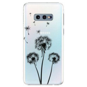 Plastové pouzdro iSaprio - Three Dandelions - black - Samsung Galaxy S10e