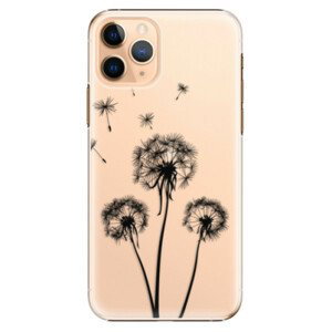 Plastové pouzdro iSaprio - Three Dandelions - black - iPhone 11 Pro