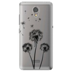 Plastové pouzdro iSaprio - Three Dandelions - black - Lenovo P2