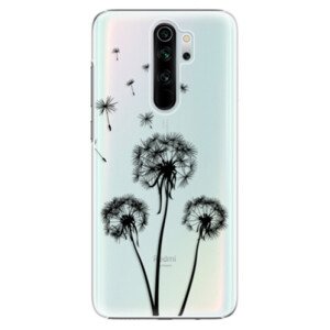 Plastové pouzdro iSaprio - Three Dandelions - black - Xiaomi Redmi Note 8 Pro