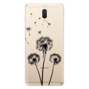 Odolné silikonové pouzdro iSaprio - Three Dandelions - black - Huawei Mate 10 Lite