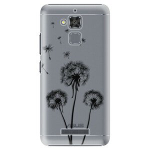 Plastové pouzdro iSaprio - Three Dandelions - black - Asus ZenFone 3 Max ZC520TL