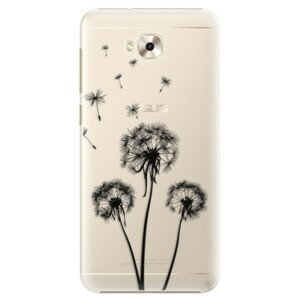 Plastové pouzdro iSaprio - Three Dandelions - black - Asus ZenFone 4 Selfie ZD553KL