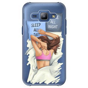 Plastové pouzdro iSaprio - Dance and Sleep - Samsung Galaxy J1