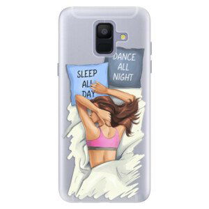 Silikonové pouzdro iSaprio - Dance and Sleep - Samsung Galaxy A6