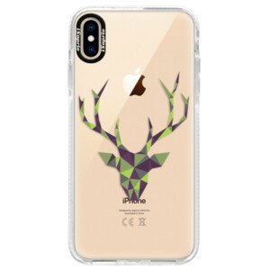 Silikonové pouzdro Bumper iSaprio - Deer Green - iPhone XS Max