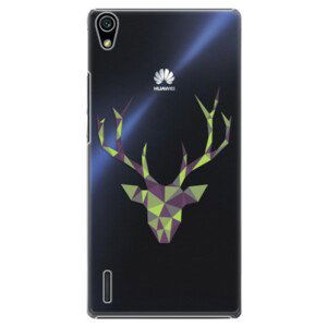 Plastové pouzdro iSaprio - Deer Green - Huawei Ascend P7
