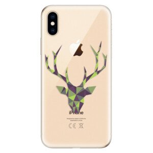 Odolné silikonové pouzdro iSaprio - Deer Green - iPhone XS