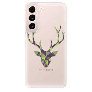 Odolné silikonové pouzdro iSaprio - Deer Green - Samsung Galaxy S22 5G