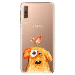 Plastové pouzdro iSaprio - Dog And Bird - Samsung Galaxy A7 (2018)