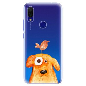 Plastové pouzdro iSaprio - Dog And Bird - Xiaomi Redmi 7