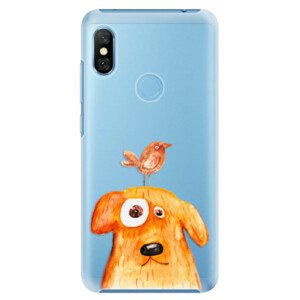 Plastové pouzdro iSaprio - Dog And Bird - Xiaomi Redmi Note 6 Pro