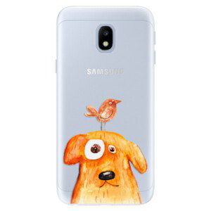 Silikonové pouzdro iSaprio - Dog And Bird - Samsung Galaxy J3 2017