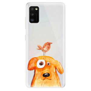 Odolné silikonové pouzdro iSaprio - Dog And Bird - Samsung Galaxy A41
