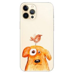 Odolné silikonové pouzdro iSaprio - Dog And Bird - iPhone 12 Pro Max