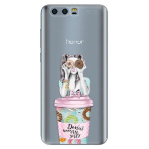 Silikonové pouzdro iSaprio - Donut Worry - Huawei Honor 9