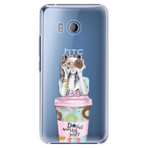 Plastové pouzdro iSaprio - Donut Worry - HTC U11