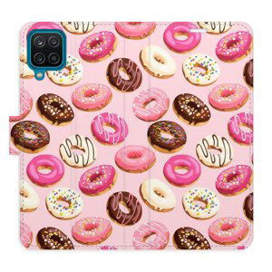 Flipové pouzdro iSaprio - Donuts Pattern 03 - Samsung Galaxy A12