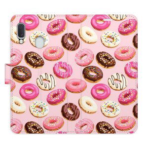 Flipové pouzdro iSaprio - Donuts Pattern 03 - Samsung Galaxy A20e