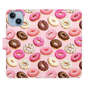 Flipové pouzdro iSaprio - Donuts Pattern 03 - iPhone 14