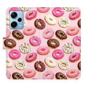 Flipové pouzdro iSaprio - Donuts Pattern 03 - Xiaomi Redmi Note 12 Pro+ 5G